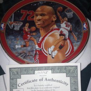 Michael Jordan collectors plate